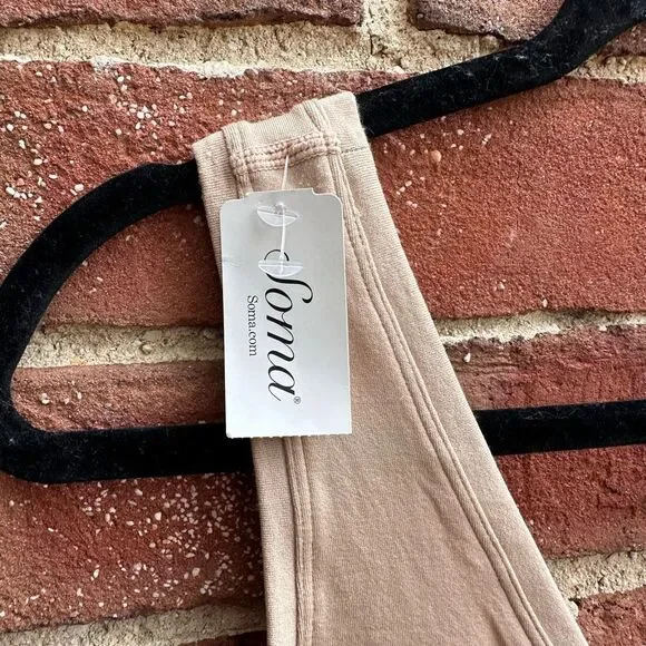 Soma Seamfree Turnaround Tank Nude Beige Women’s XXL Plus Size NWT - Picture 3 of 5